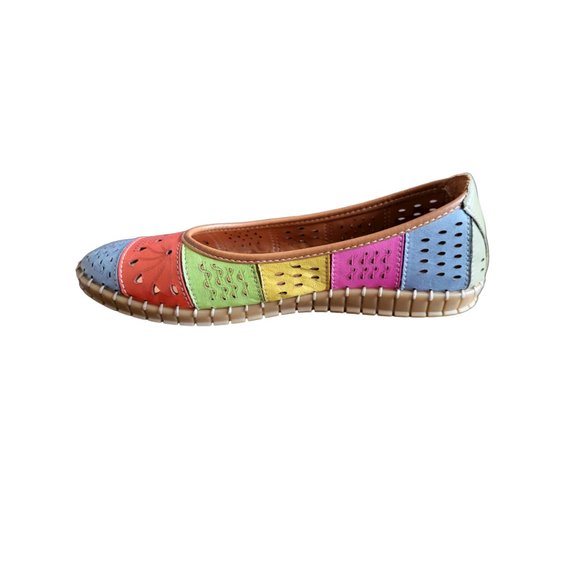 Molly Bessa Leather Flats - Picture 3 of 6